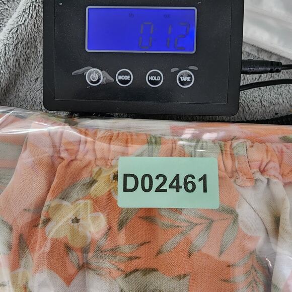 Vintage Jaclyn Smith Pants Womens M Orange Pink Yellow Floral Rayon Capri Flowy - Picture 11 of 11